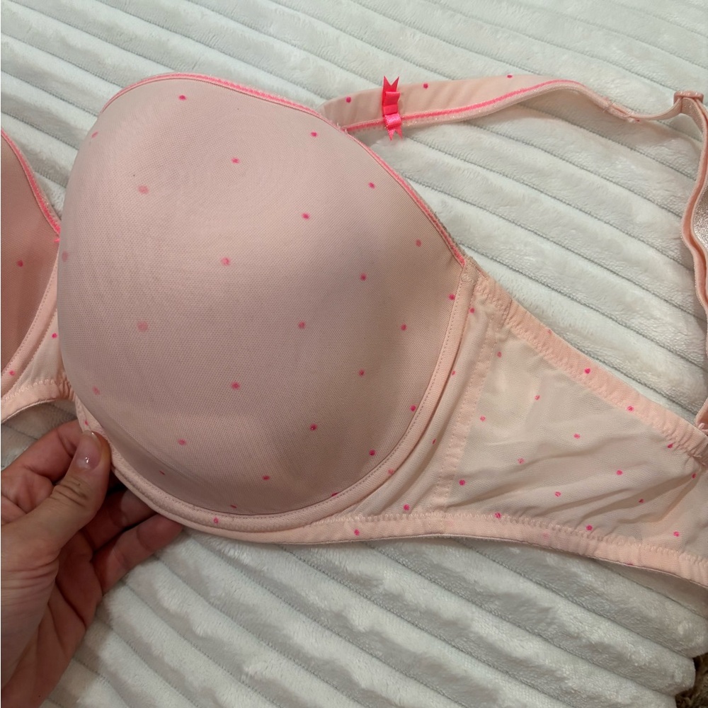 PrimaDonna Twist Pink Polka Dot Bra